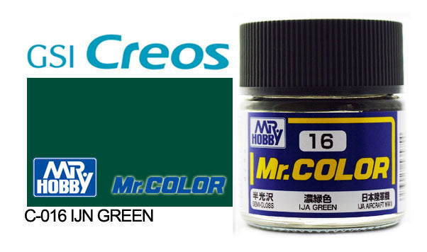 GSI Creos - Mr Color Spray Semi-Gloss IJA Green