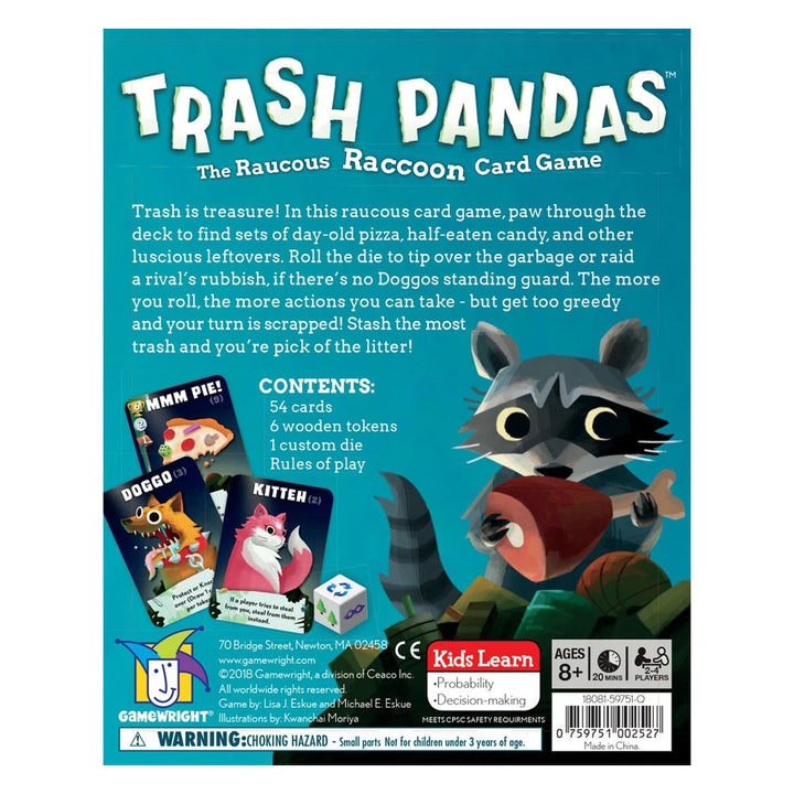 Gamewright - Trash Pandas