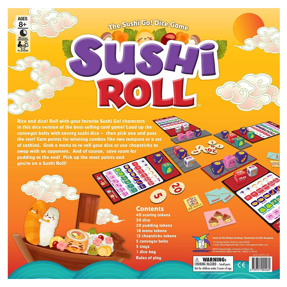 Gamewright - Sushi Roll Sushi Go Dice Game