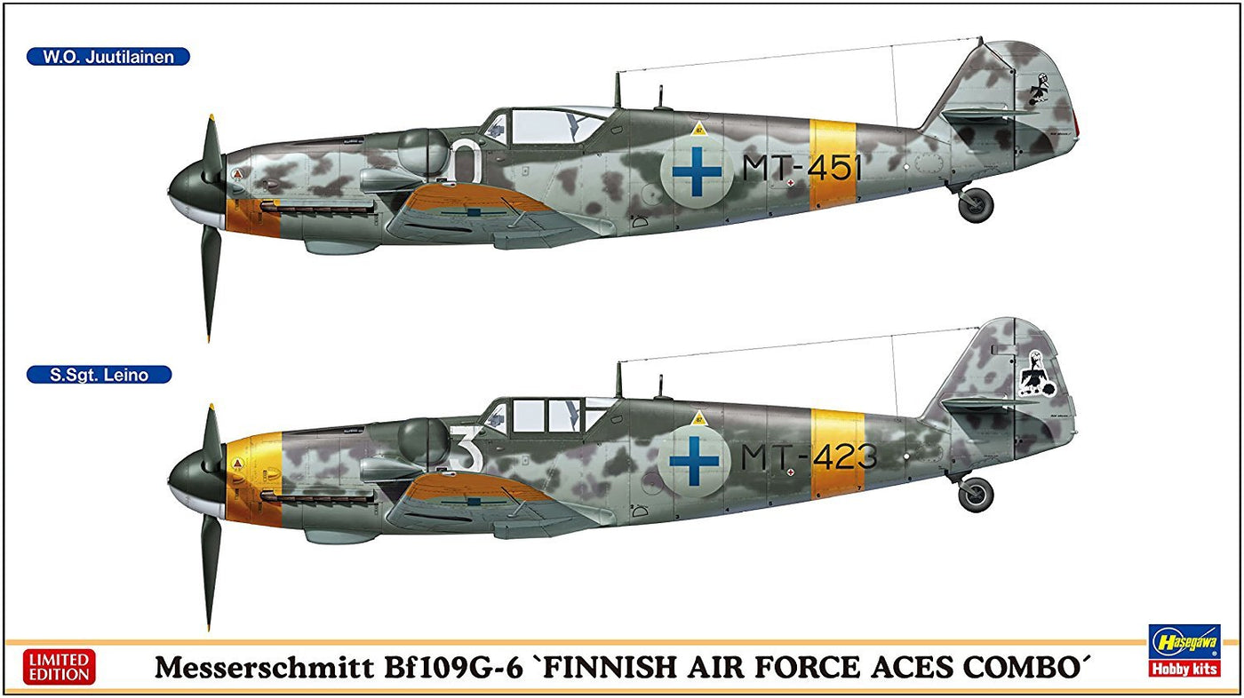 Hasegawa - 1/72 Bf109G-6 'Finnish Air Force Aces'