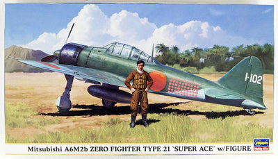 Hasegawa - 1/48 A6M2b Zero Fighter Type 21