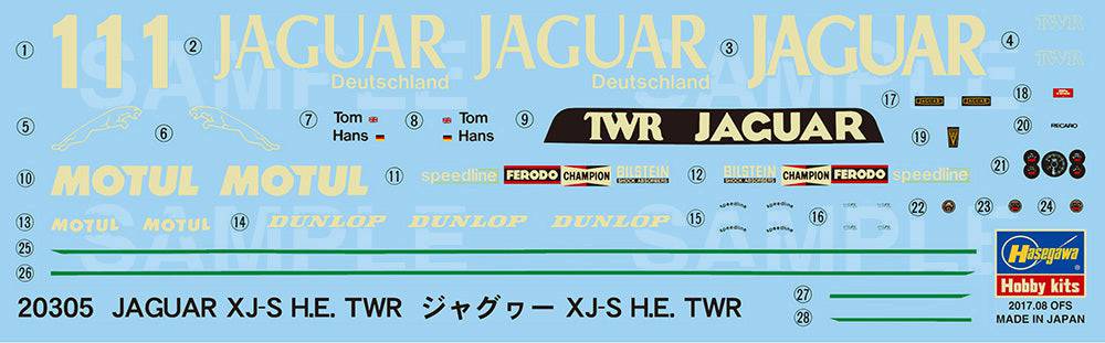 Hasegawa - 1/24 JAGUAR XJ-S H.E. TWR