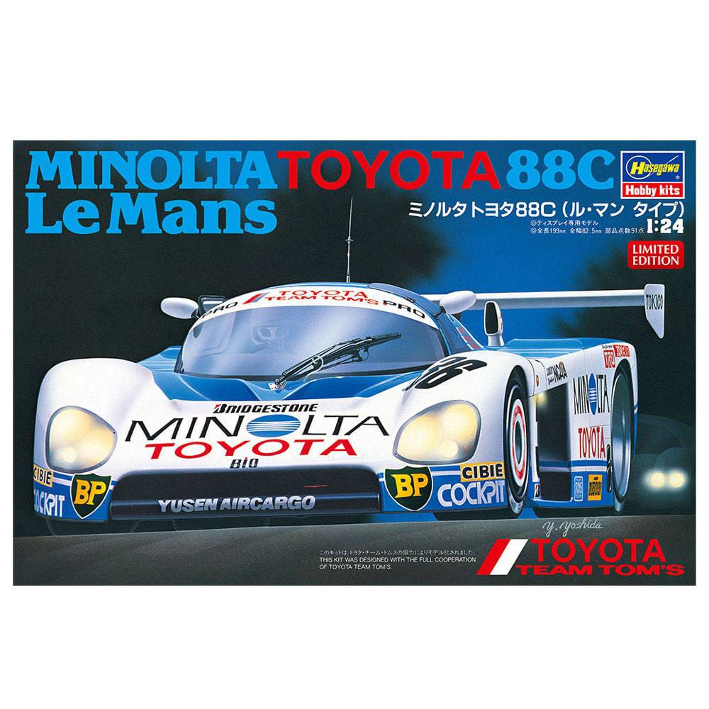 Hasegawa - 1/24  MINOLTA TOYOTA 88C Le Mans
