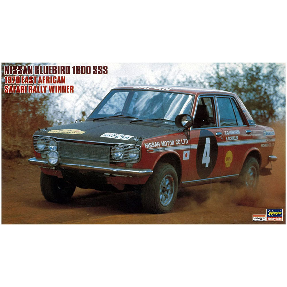 Hasegawa - 1/24 Nissan Bluebird1600 SSS '70 East African Safari Winner
