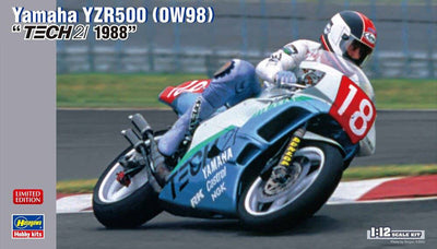Hasegawa - 1/12  Yamaha YZR500 (0W98) "TECH21 1988"