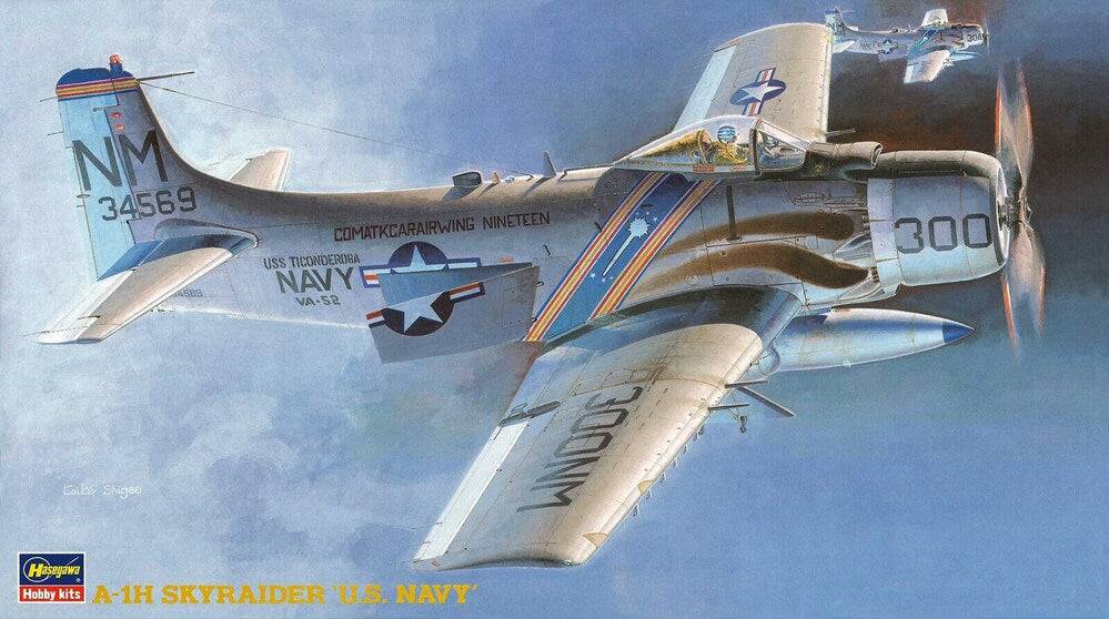 Hasegawa - 1/72  A-1H SKYRAIDER "U.S. NAVY"