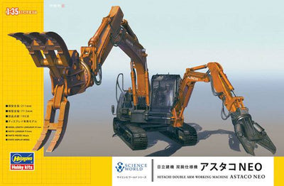 Hasegawa - 1/35 HITACHI DOUBLE ARM WORKING MACHINE ASTACO NEO