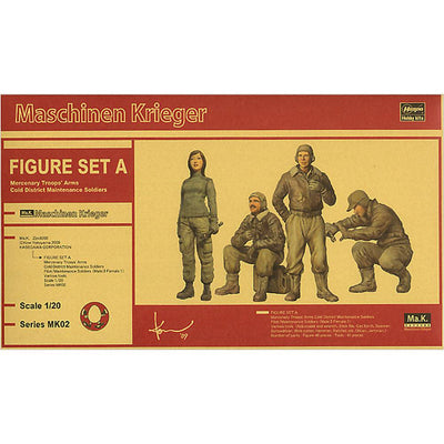 Hasegawa - 1/20 Ma.K. FIGURE SET A (Mercenary Troops' Arms Cold District Maintenance Soldiers)