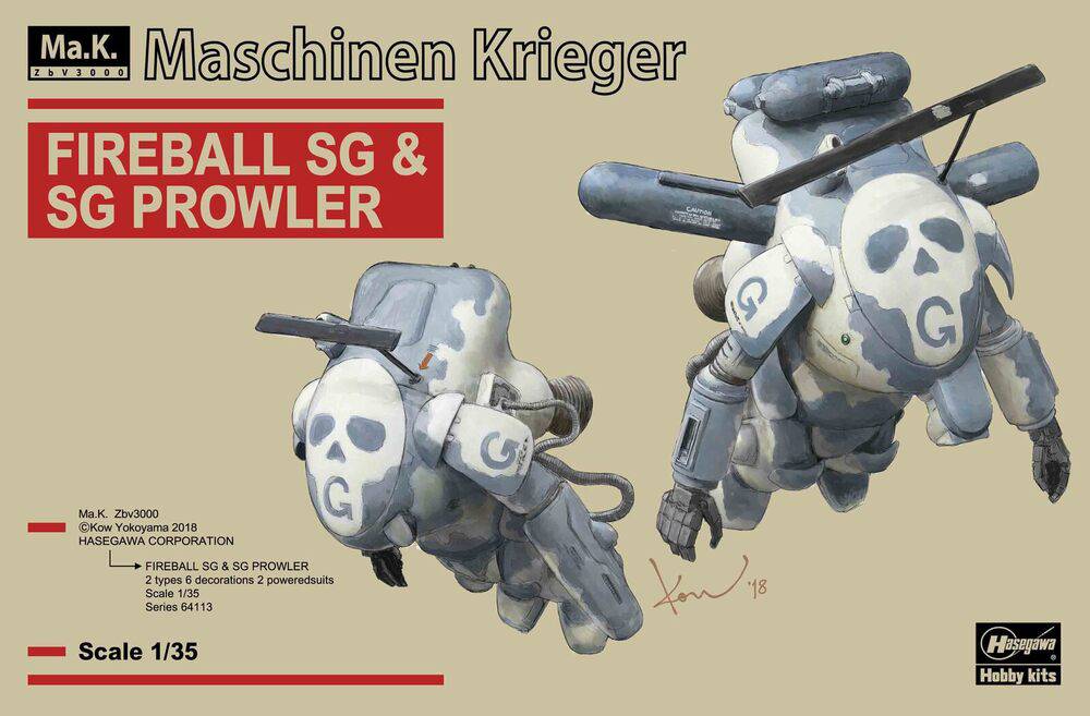 Hasegawa - 1/35  FIREBALL SG & SG PROWLER (Two kits in the box)