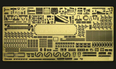 Hasegawa - 1/350 ESCORT CARRIER USS GAMBIER BAY DETAIL UP ETCHING PARTS SUPER