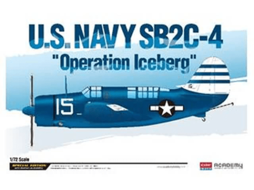 Academy - Academy 12545 1/72 U.S.Navy SB2C-4 "Operation Iceberg" Le: Helldiver Plastic Model Kit