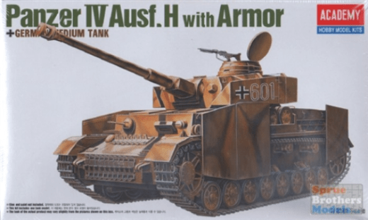 Academy - Academy 13233 1/35 German Panzer IV H W/Armor Plastic Model Kit