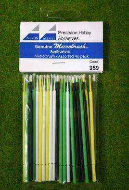 Albion Alloys - Albion 359 Microbrush - Assorted - 40 pack