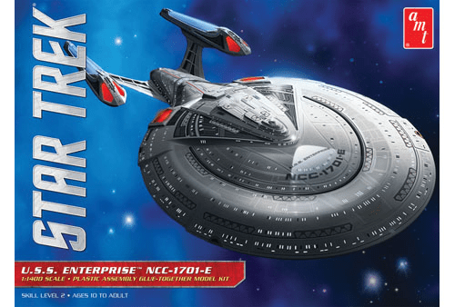 AMT - AMT 853 1/1400 Star Trek U.S.S. Enterprise 1701-E Plastic Model Kit