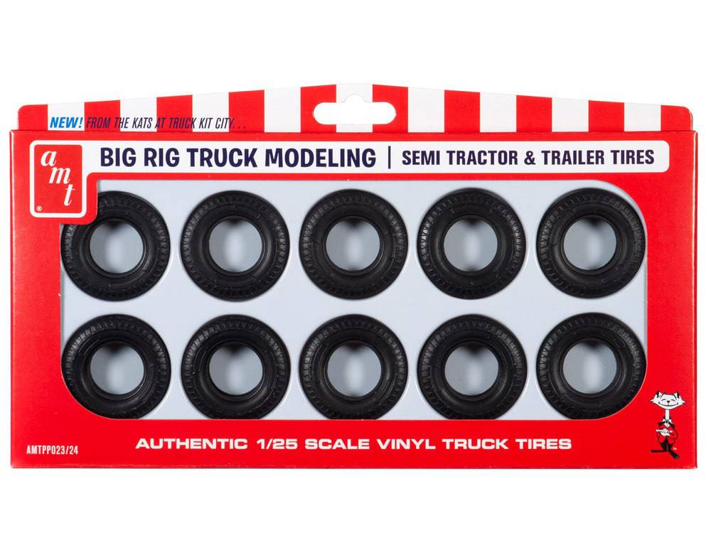 AMT - AMT PP023 1/25 Big Rig Truck Tire Parts Pack