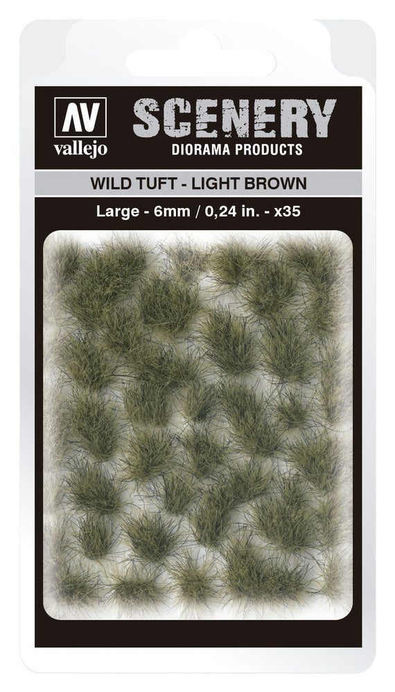 SC418 6mm Wild Tuft  Light Brown Diorama Accessory