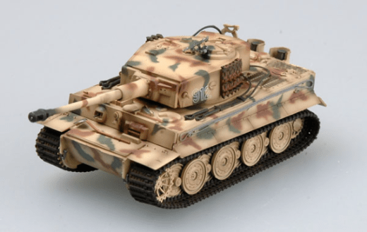Easy Model - Easy Model 36217 1/72 Tiger 1 (Late prod) "Totenkopf" Panzer Div 1944 Tiger 912 Assembled Model