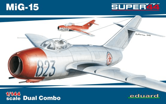 Eduard - Eduard 4443 1/144 MiG-15 DUAL COMBO Plastic Model Kit