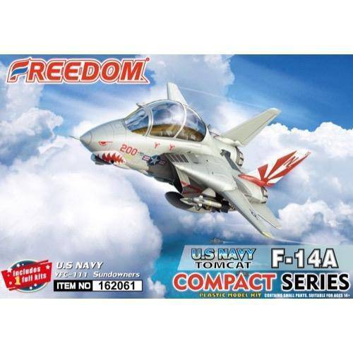 Freedom Models - Freedom Models 162061 Egg F-14A Tomcat VFC-111 Sun Downers Plastic Model Kit