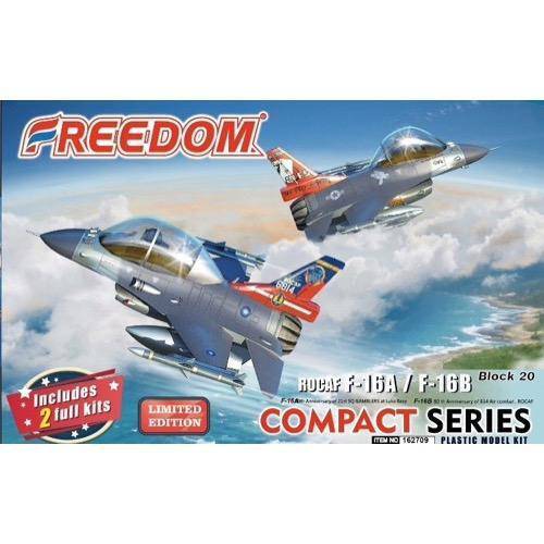 Freedom Models - Freedom Models 162709 Egg F16A 20th Ann 21st Sqd & F-16B 80th Ann of 814 Air Combat ROCAF (2 Kits)