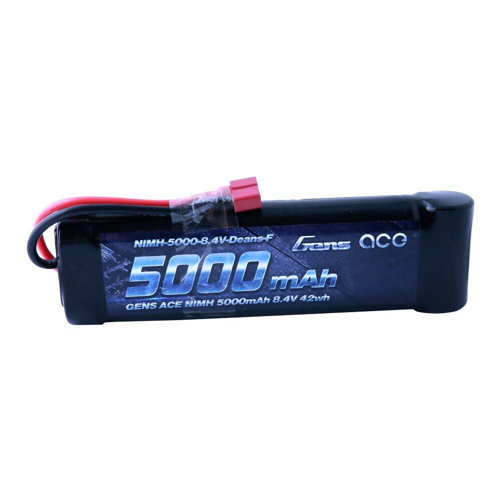 Gens Ace - Gens Ace 5000mAh 8.4V NiMH Flat Battery (Deans Plug)