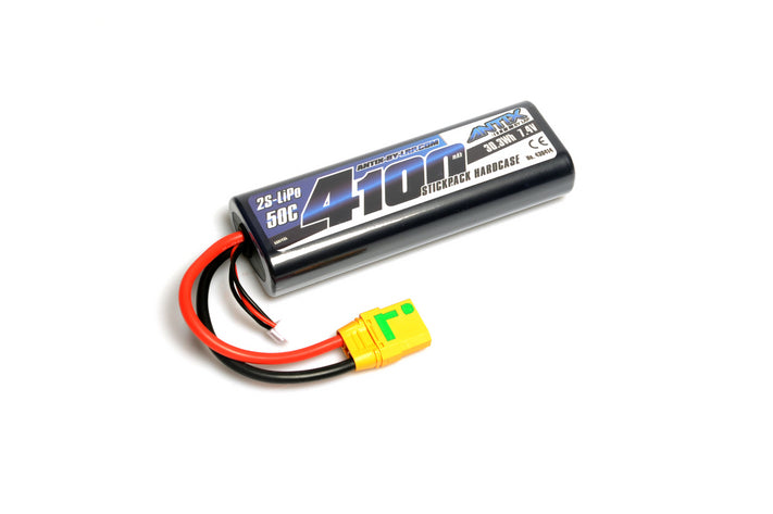 430414X ANTIX 4100mAh  7.4V  50C LiPo Battery  Car Stickpack Hardcase  XT90 Plug