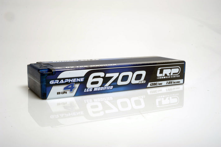 431271 HV LCG Modified GRAPHENE4 6700mAh Hardcase battery  7.6V LiPo  120C/60C
