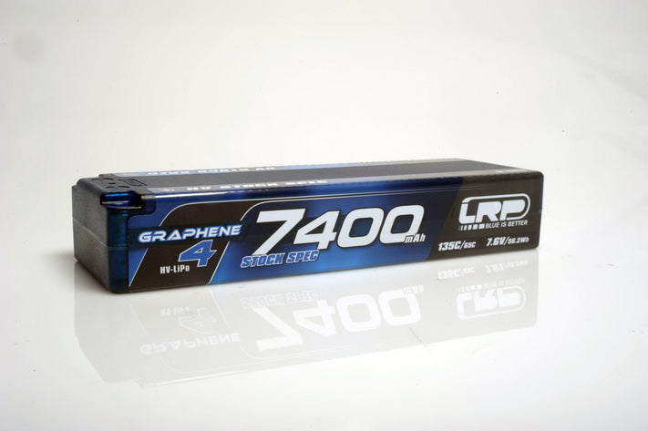 431276 HV Stock Spec GRAPHENE4 7400mAh Hardcase Battery  7.6V LiPo  135C/65C