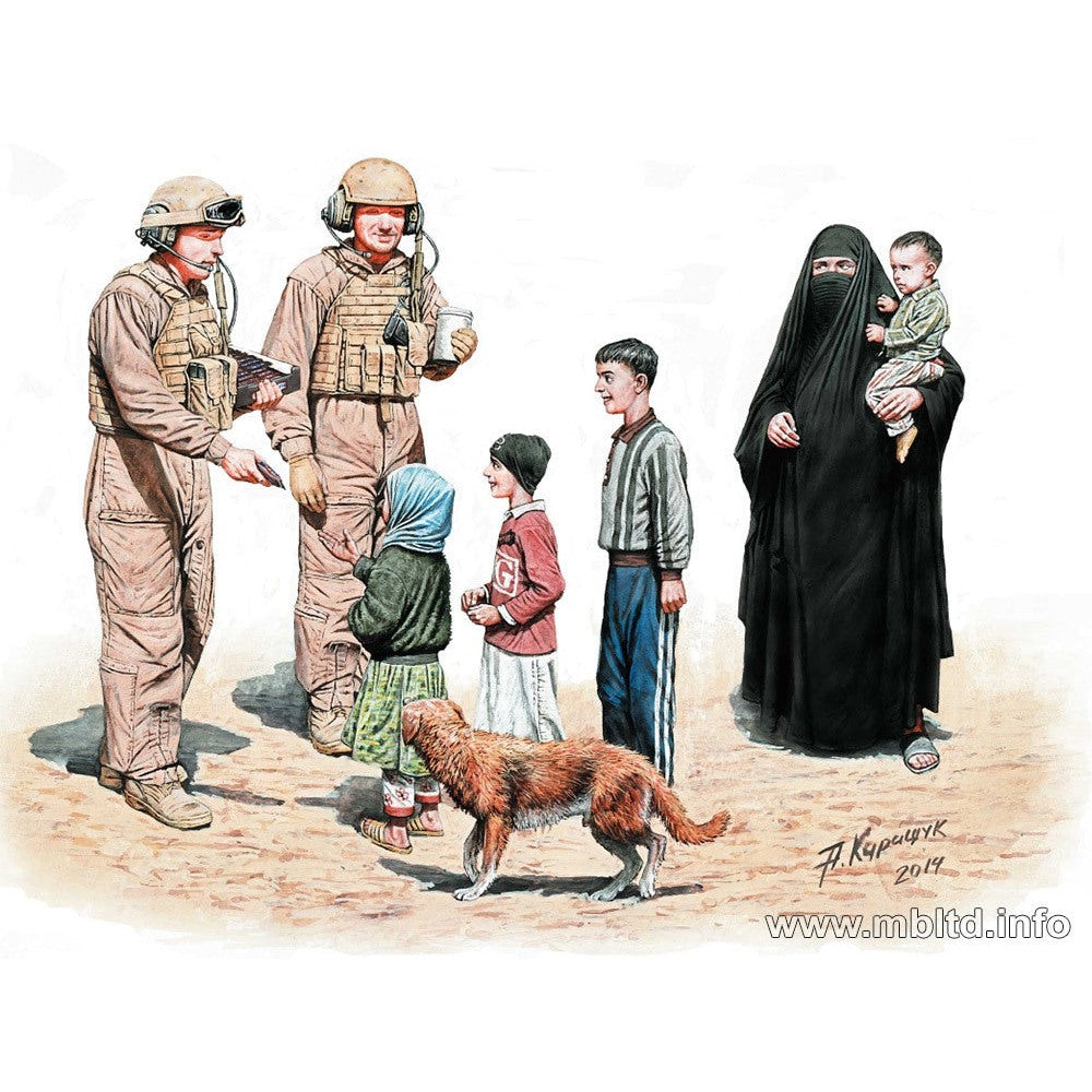 Here Is Snickers, Help Yourself, Please!" MASTER BOX 35159 1