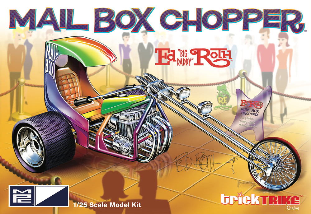 892 1/25 Ed Roths Mail Box Clipper Trick Trikes Series Plastic Model Kit