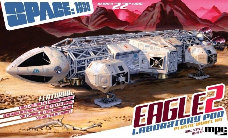 923 1/48 Space1999 Eagle II w/Lab Pod Plastic Model Kit