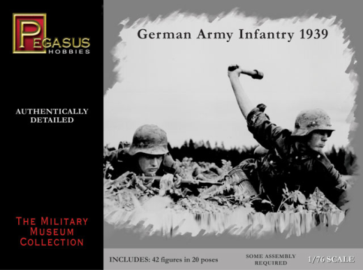 7499 1/76 German Army Infantry 1939 (42 piece set)
