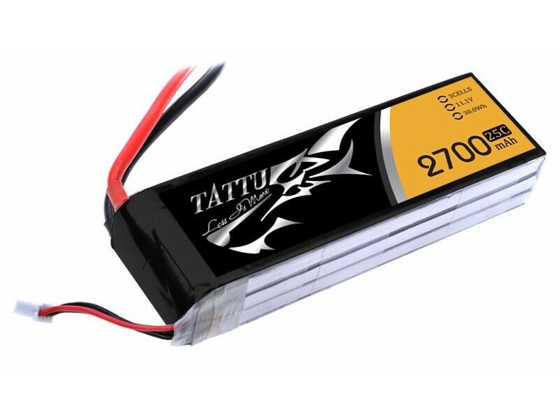 2700mAh 25C 11.1V Soft Case Lipo Battery EC3 Plug
