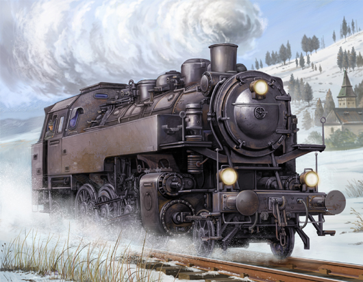 00217 1/35 Dampflokomotive BR86