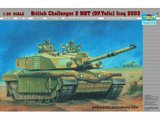 Trumpeter - Trumpeter 00323 1/35 British Challenger II MBT Basra 2003 Telic