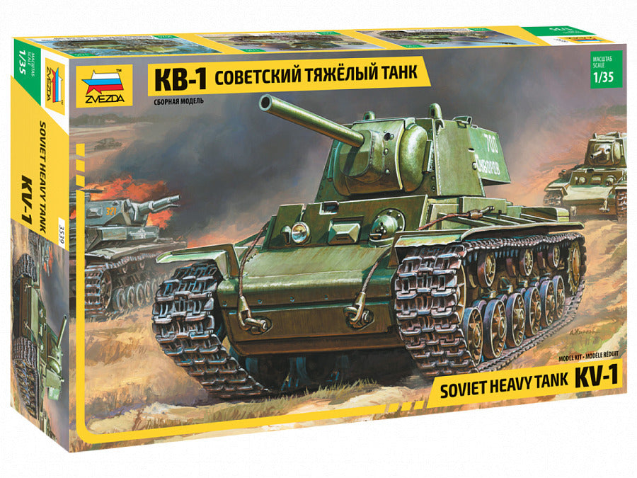 1/35 Soviet Heavy Tank KV1  Plastic Model Kit