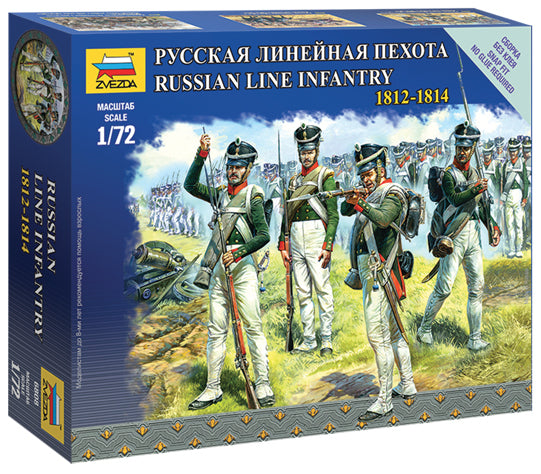 1/72 Russian Line Infantry  Plastic Model Kit