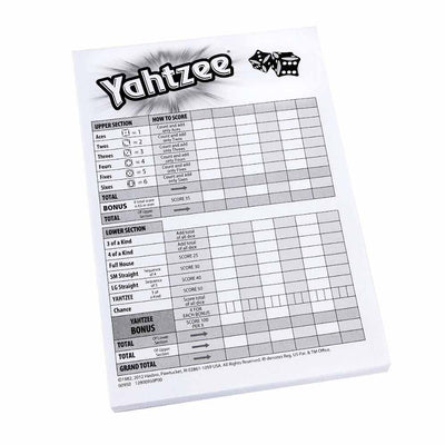 Yahtzee Score Pad