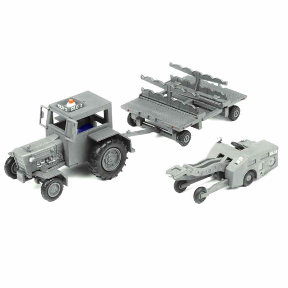 1/72 US Modern Weapon Loading Set II Ford Tractor Missiles Trailer Lift Truck