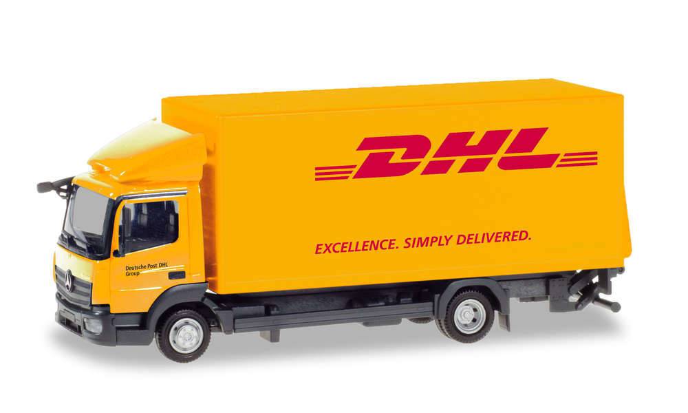 Herpa - 1:87 Mercedes-Benz Atego Box Truck  with Liftgate "DHL"
