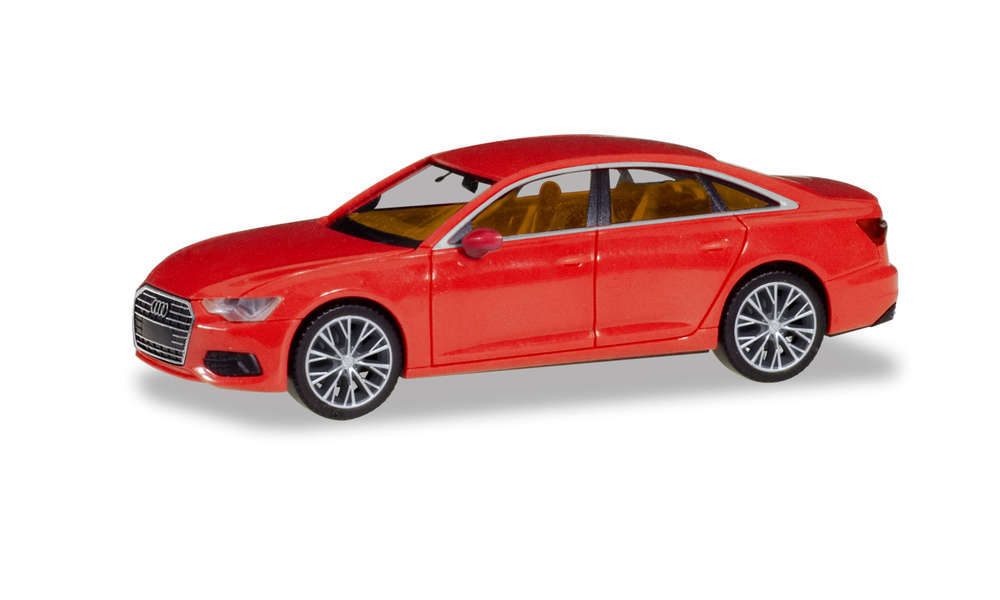 Herpa - 1/87 Audi A6 Limousine, Flame Red