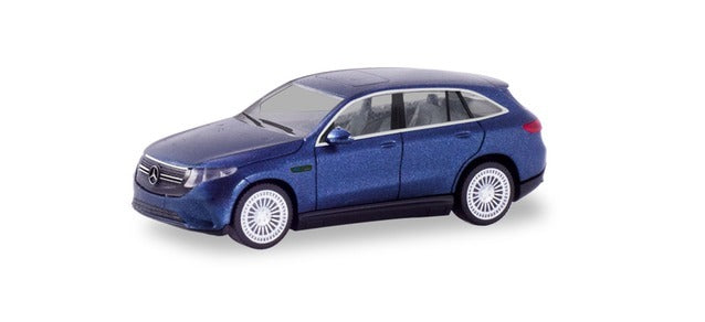 Herpa - 1:87 Mercedes-Benz EQC AMG (Canvasit  Blue)(First Electric SUV from Mercedes-Benz)