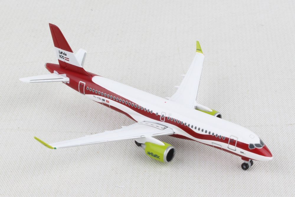 Herpa - 1/500 AirBaltic Airbus A220-300