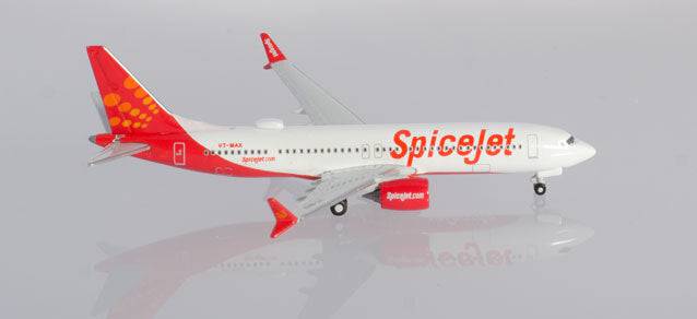 Herpa - 1:500 Boeing 737 Max 8 Spicejet  King Chilli