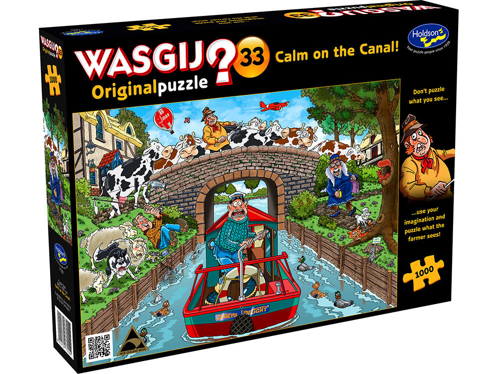 1000pc Wasgij? Original #33: Calm on the Canal!