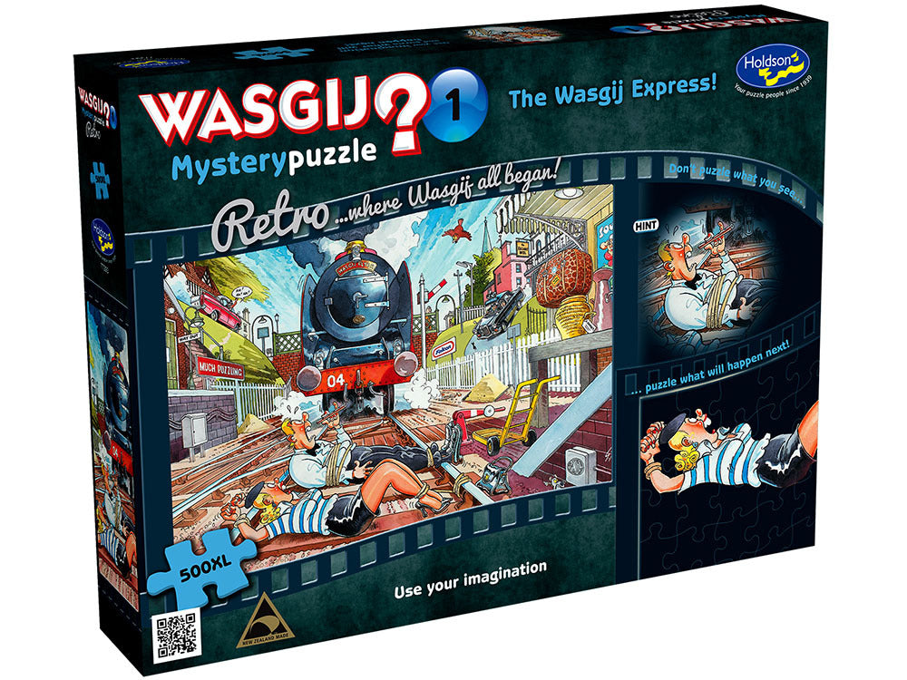 500pc XL Wasgij  Retro Mystery 1 The Wasgij Express!