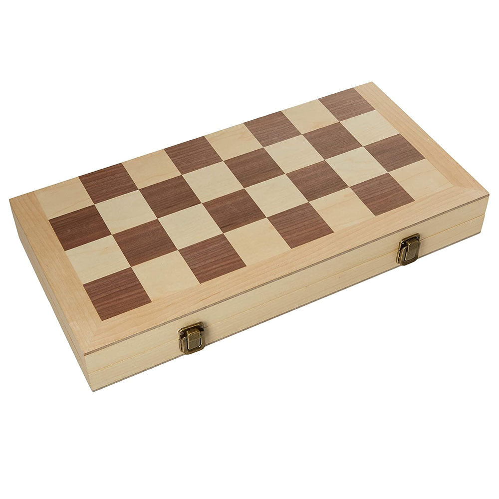 Chess Set Wood 15 Inlaid Board