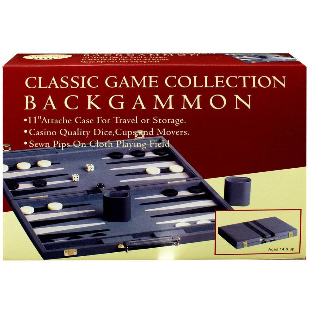 Classic Games Collection - Backgammon 11" Vinyl (Grey)