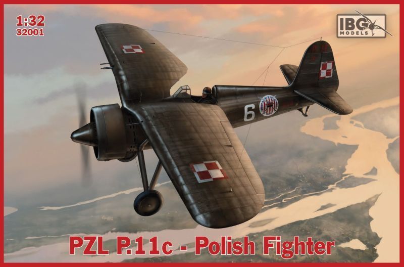 32001 1/32 PZL P.11c Polish Fighter Plastic Model Kit