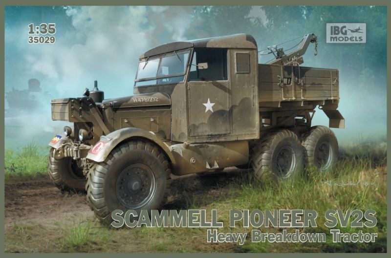 35029 1/35 Scammell Pioneer SV2S Heavy Breakdown Tractor Plastic Model Kit